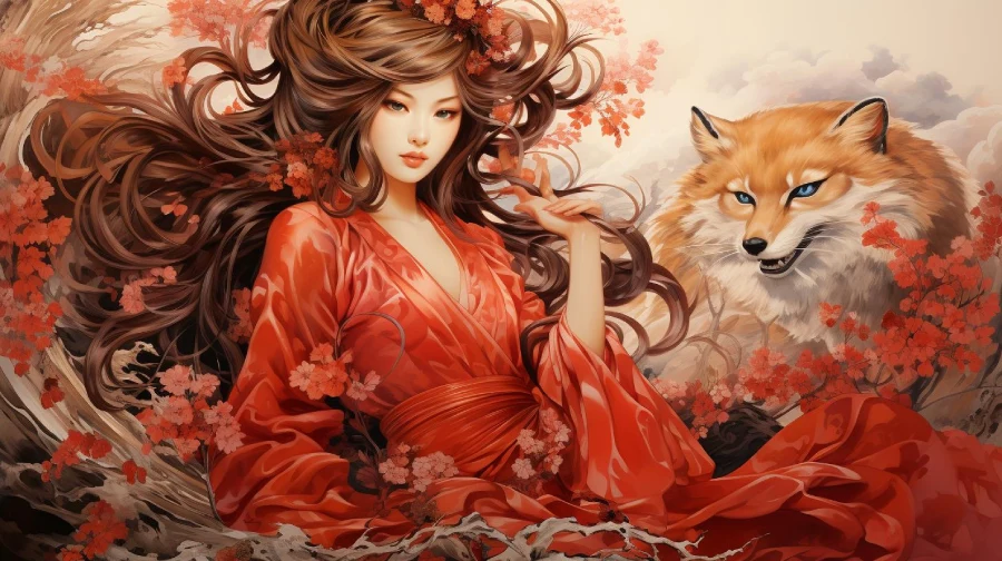 Tamamonoma_ The LegendTailed Fox of Japan