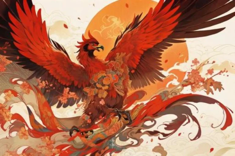 Suzaku_ The Vermilion Bird of the South in Japanese and Chinese Mythology