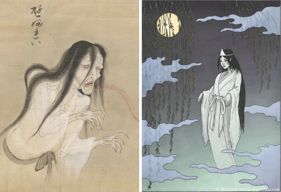 The appearance of a Yurei