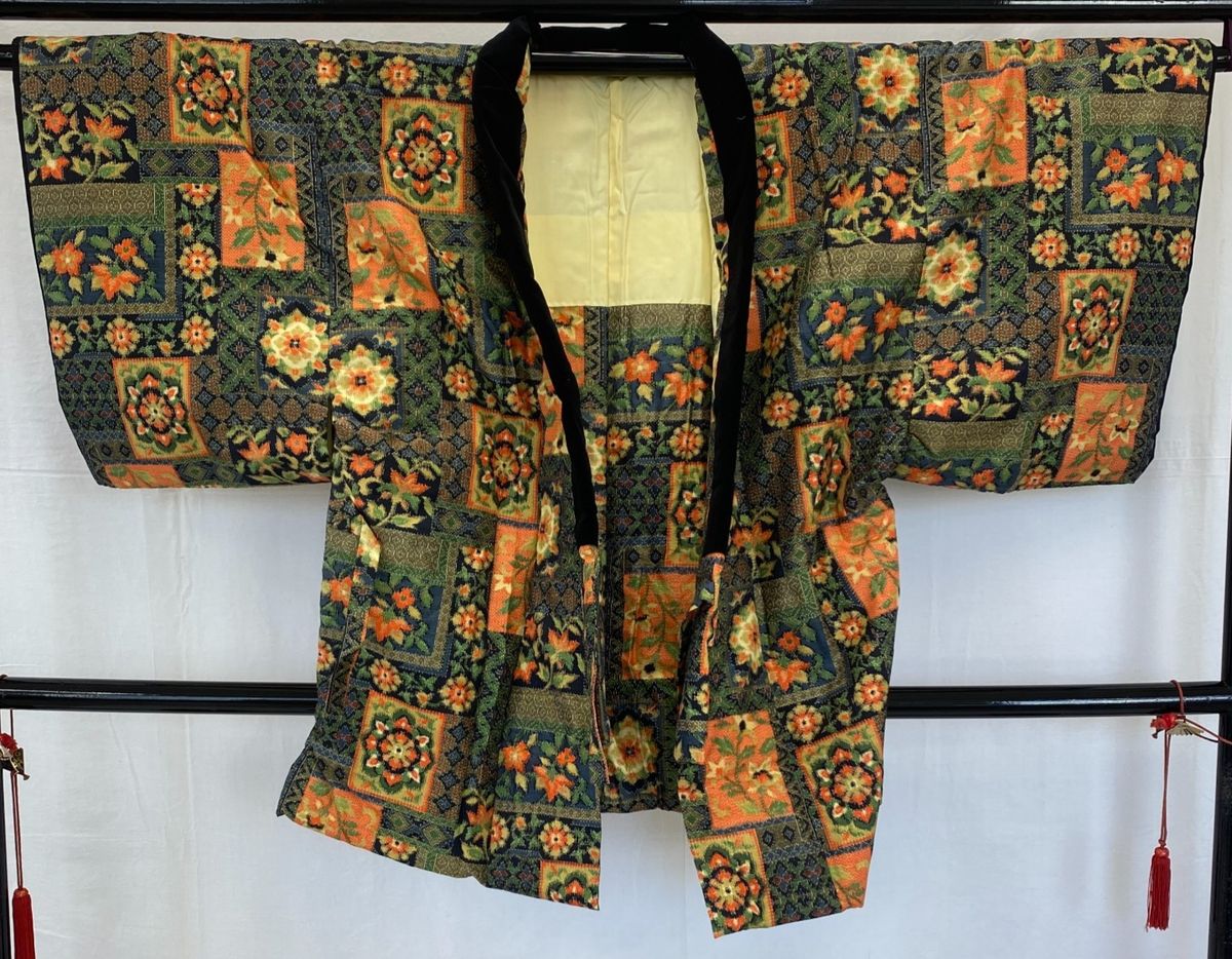Haori jacket styled as a modern outer layer over casual clothing